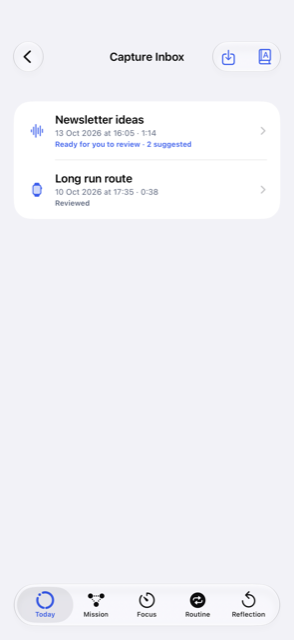 The Capture Inbox